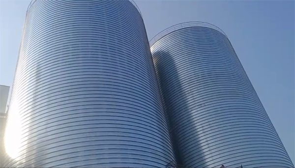 上街2座混凝土高架卷板仓